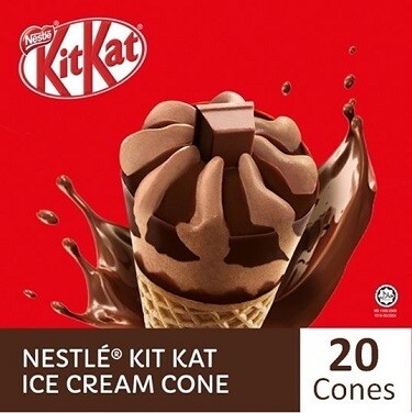 NESTLÉ KITKAT Ice Cream Cone (20 Cones)