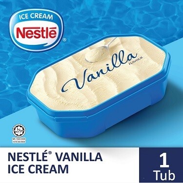 Aiskrim vanilla nestle