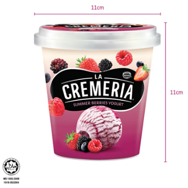 LA CREMERIA Summer Berries Yogurt Ice Cream (1 Pint, 750ml ) LA CREMERIA Summer Berries Yogurt Ice Cream (1 Pint, 750ml )