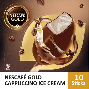 Nescafé Gold Cappuccino Ice Cream (10 Sticks)