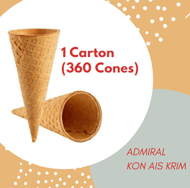 Sugar Cones 360pcs  / Admiral Kon Ais Krim