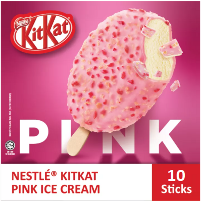 NESTLÉ KITKAT PINK Stick Ice Cream  (10 Sticks)