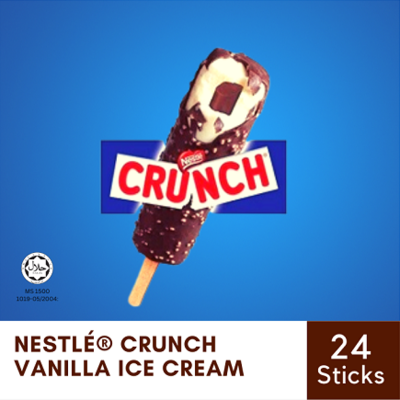NESTLÉ Crunch Vanilla Ice Cream  (24 Sticks)