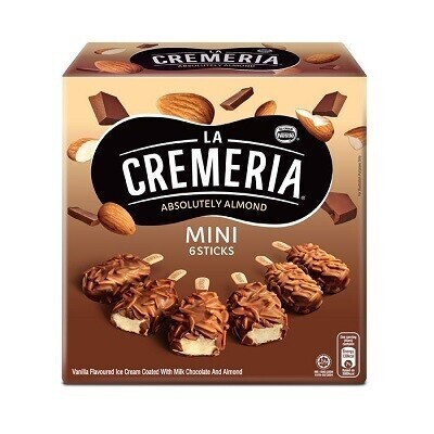 Nestlé La Cremeria Mini Almond Vanilla Ice Cream (6pcs x 45ml)