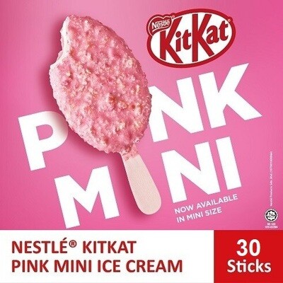 KitKat PINK Mini Ice Cream Bulk (30x45ml)