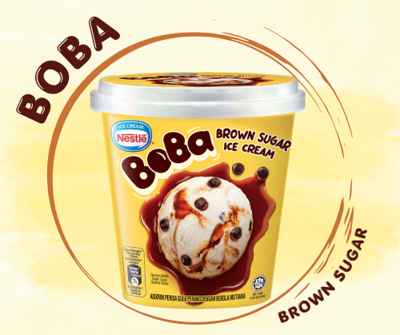 [NEW] LA CREMERIA Boba Brown Sugar Ice Cream (1 Pint, 750ml)