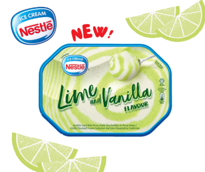 [PROMO] NESTLÉ Lime and Vanilla Ice Cream 1.5L
