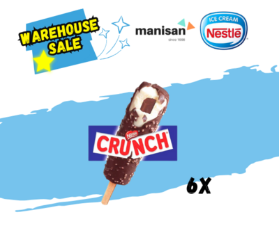 [WHS] NESTLÉ Crunch Vanilla Ice Cream  (6 Sticks)
