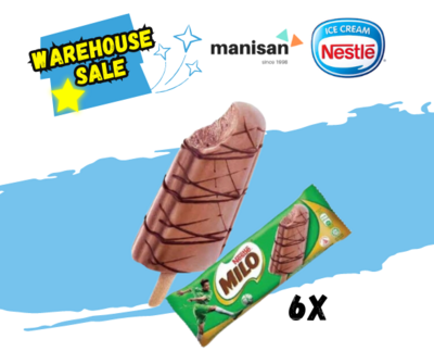 [WHS] NESTLÉ MILO Ice Cream Stick (6 Sticks)