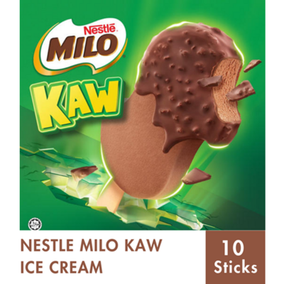 NESTLÉ MILO KAW Ice Cream Stick (10 Sticks)