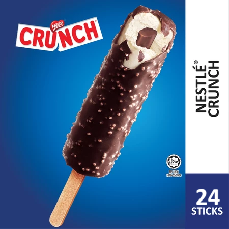 NESTLÉ Crunch Vanilla Ice Cream  (24 Sticks)