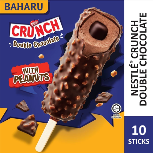 NESTLÉ Crunch Double Chocolate Ice Cream  (10 Sticks)