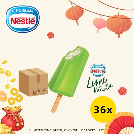 [CNY SALE] NESTLÉ Lime and Vanilla Frozen Confection  (36 Sticks)