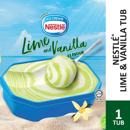 NESTLÉ Lime and Vanilla Ice Cream 1.5L