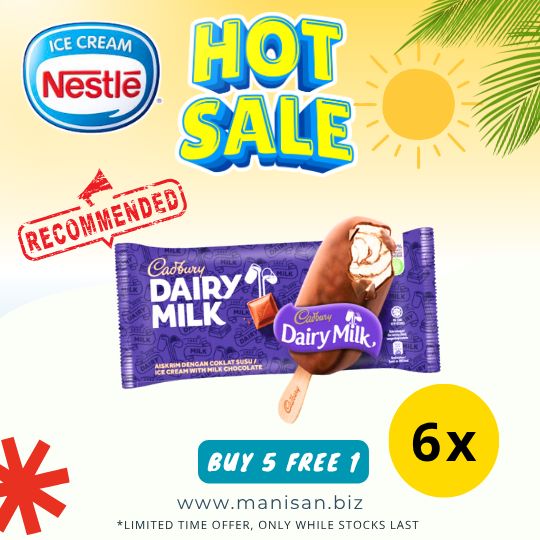 [HOT SALE] Cadbury Ice Cream Stick (6 Sticks)