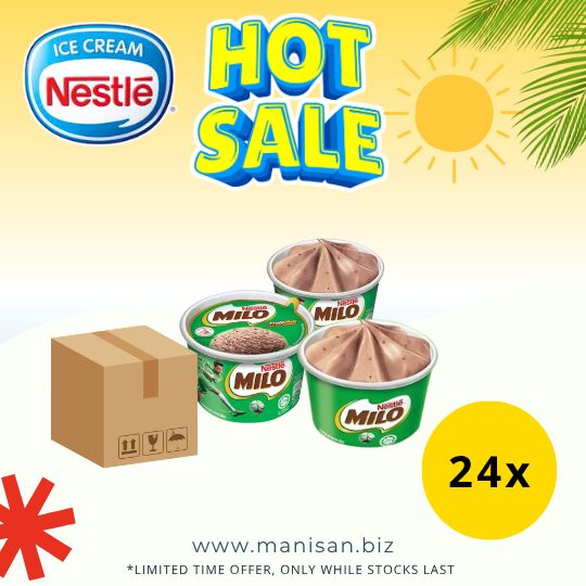 [HOT SALE] Nestlé MILO Ice Cream Cup (24 Cups)
