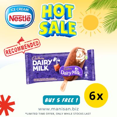 [HOT SALE] Cadbury Ice Cream Stick (6 Sticks)