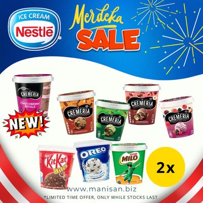 [MERDEKA SALE] Nestle La Cremeria Twin Pint (2x750ml)
