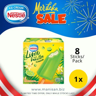 [MERDEKA SALE] NESTLÉ Lime and Vanilla Multipack  (8x70ml)