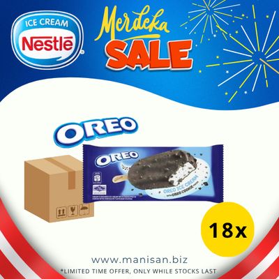 [MERDEKA SALE] OREO Ice Cream Stick (18 Sticks)
