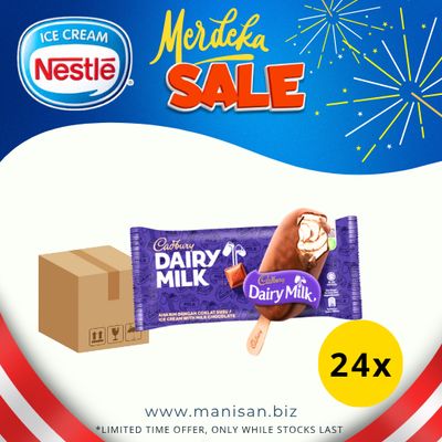 [MERDEKA SALE] Cadbury Ice Cream Stick (24 Sticks)