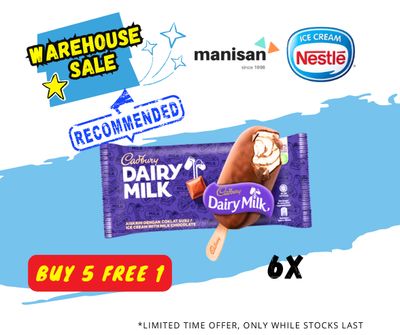 [WHS] Cadbury Ice Cream Stick (6 Sticks)