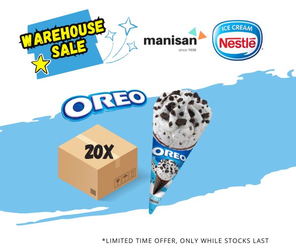 [WHS] NESTLÉ Oreo Ice Cream Cone (20 Cones)