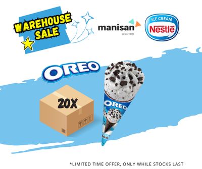 [WHS] NESTLÉ Oreo Ice Cream Cone (20 Cones)