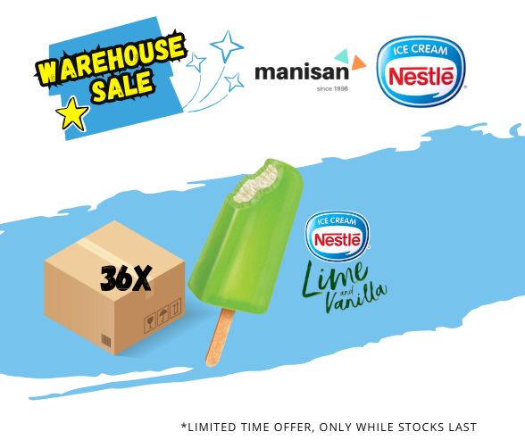 [WHS] NESTLÉ Lime and Vanilla Frozen Confection  (36 Sticks)