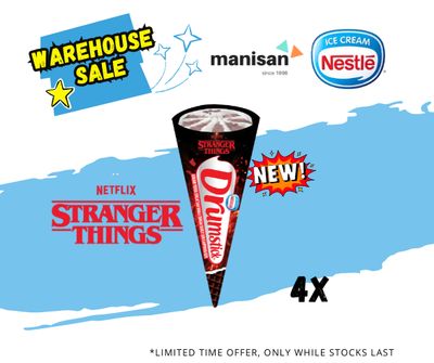 [WHS] NESTLÉ Drumstick Stranger Things (4 Sticks)