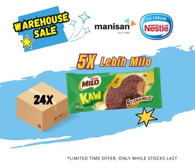 [WHS] NESTLÉ MILO KAW Ice Cream Stick (24 Sticks)