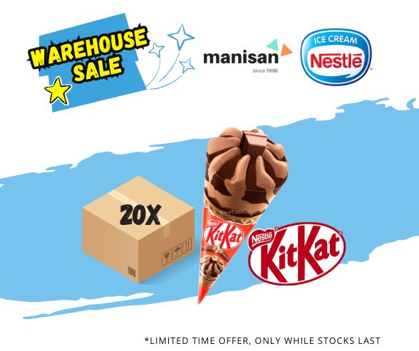 [WHS] Nestle KitKat Ice Cream Cone (20pcs)