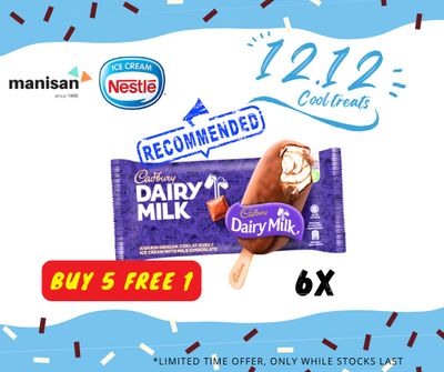 [12.12] Cadbury Ice Cream Stick (6 Sticks)