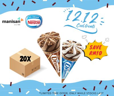 [12.12] NESTLÉ Drumstick Cone Ice Cream (20 Cones)