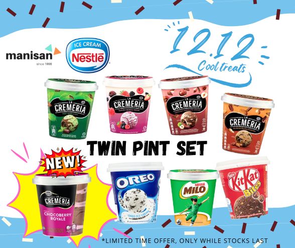 [12.12] NESTLÉ La Cremeria Twin Pint (2x750ml)