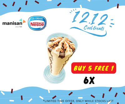 [12.12] NESTLÉ Sundae Cup (6 Cups)