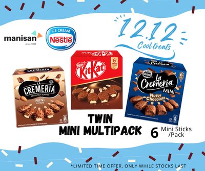 [12.12] NESTLÉ KitKat and La Cremeria Mini Multipack (2x6 Mini Sticks)