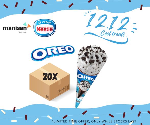 [12.12] NESTLÉ Oreo Ice Cream Cone (20 Cones)