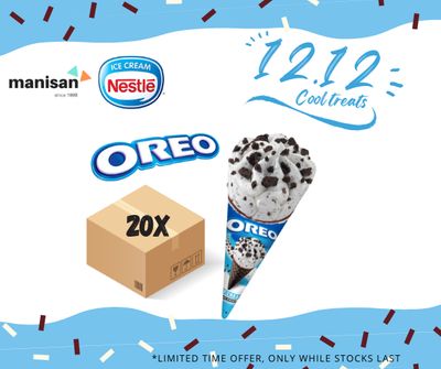 [12.12] NESTLÉ Oreo Ice Cream Cone (20 Cones)