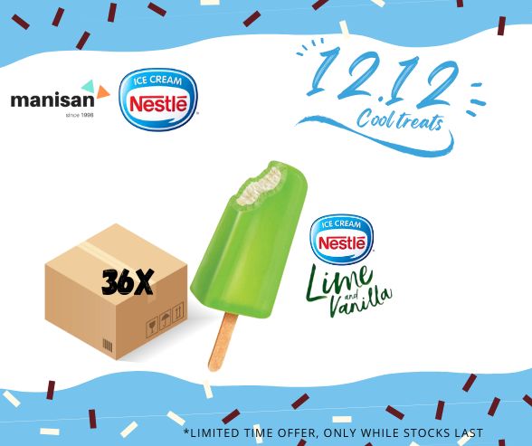 [12.12] NESTLÉ Lime and Vanilla Frozen Confection  (36 Sticks)
