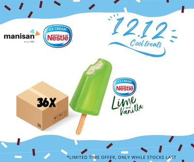 [12.12] NESTLÉ Lime and Vanilla Frozen Confection  (36 Sticks)