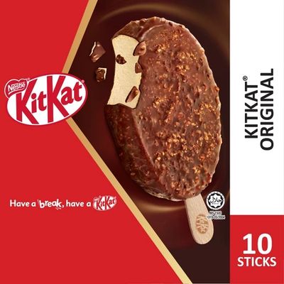 NESTLÉ KITKAT Stick Ice Cream  (10 Sticks)