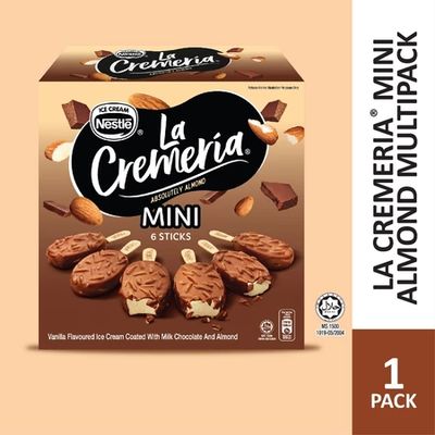 Nestlé La Cremeria Mini Almond Vanilla Ice Cream (6pcs x 45ml)