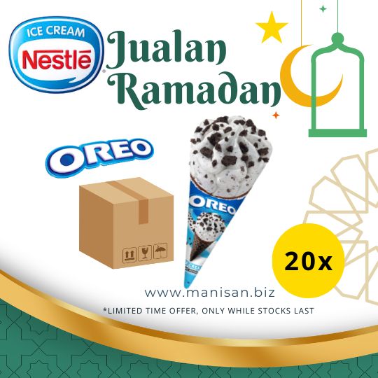 [SALE] NESTLÉ Oreo Ice Cream Cone (20 Cones)