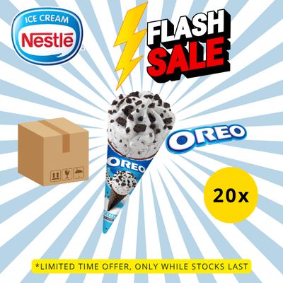 [FLASH SALE] NESTLÉ Oreo Ice Cream Cone (20 Cones)