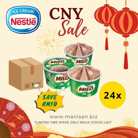 [CNY] Nestlé MILO Ice Cream Cup (24 Cups)