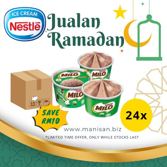 [SALE] Nestlé MILO Ice Cream Cup (24 Cups)
