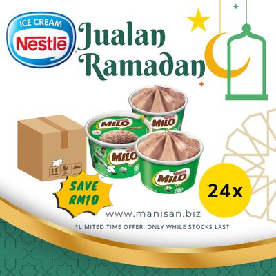 [SALE] Nestlé MILO Ice Cream Cup (24 Cups)