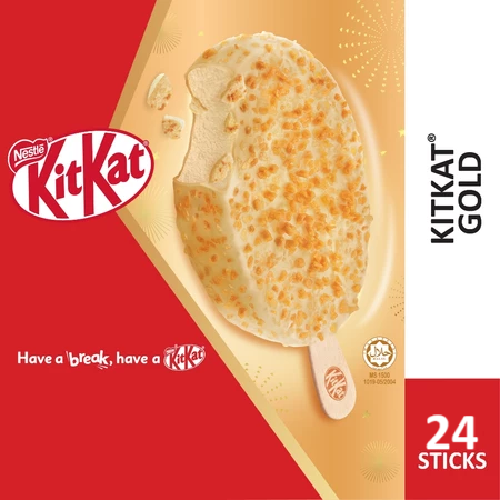 NESTLÉ KITKAT GOLD Stick Ice Cream  (24 Sticks)