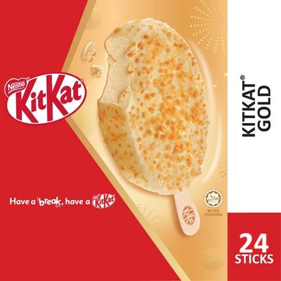 NESTLÉ KITKAT GOLD Stick Ice Cream (24 Sticks) NESTLÉ KITKAT GOLD Stick Ice Cream (24 Sticks)